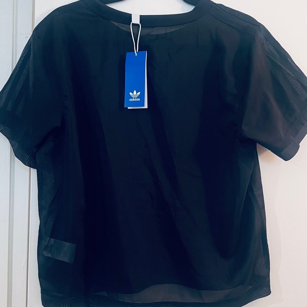 Adidas Black Crew Neck Tee